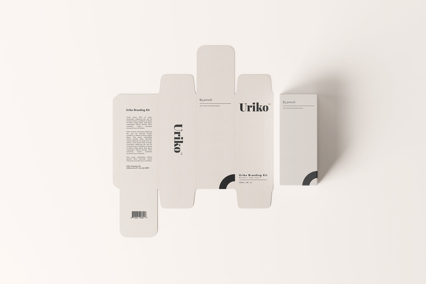 Uriko - Cosmetic Branding Mockup Kit