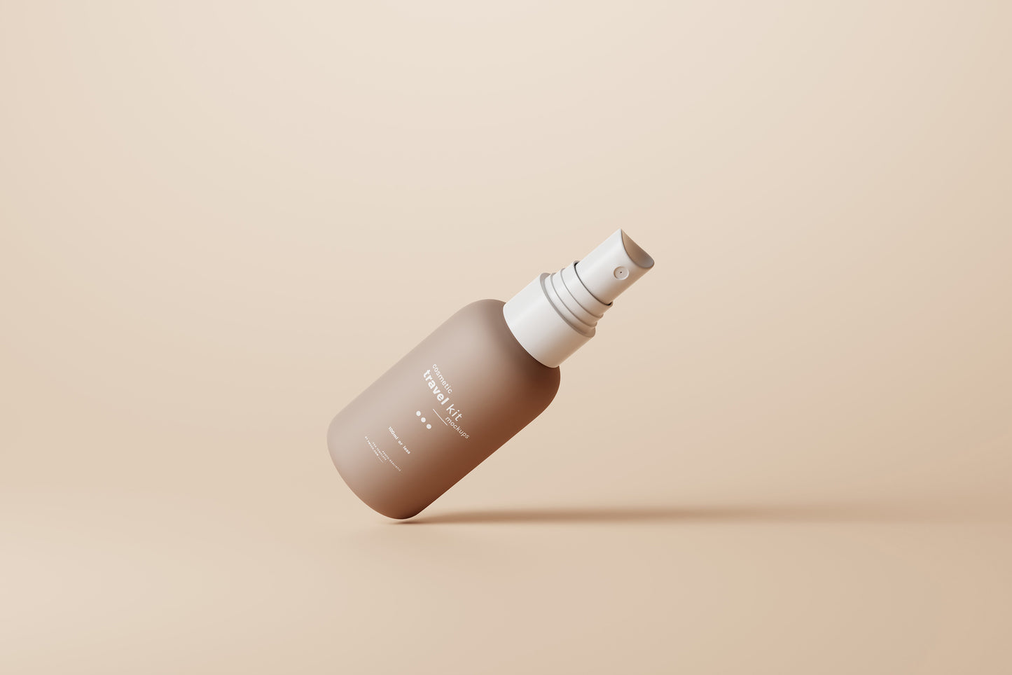 Travel-Size Small Spray Bottle Mockups