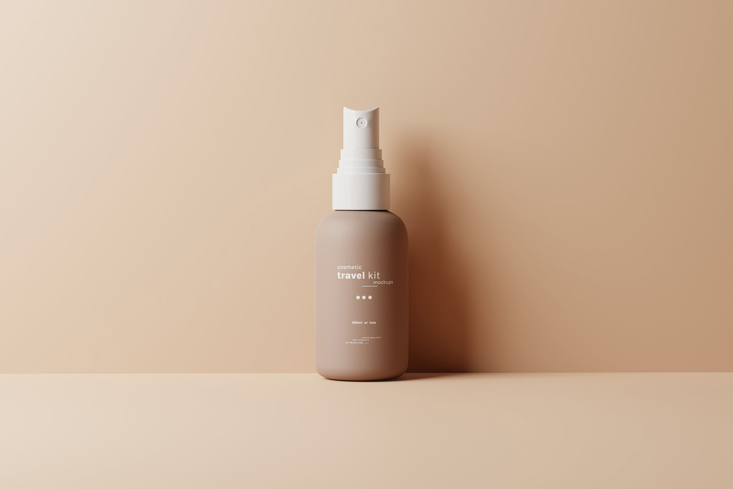 Travel-Size Small Spray Bottle Mockups