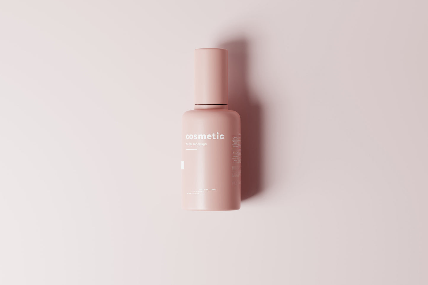 Cosmetic Bottle Mockup Set