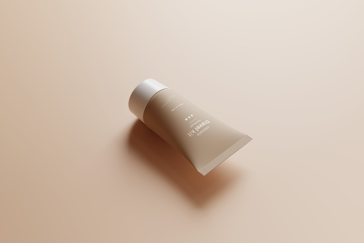 Travel-Size Small Cream Tube Mockups