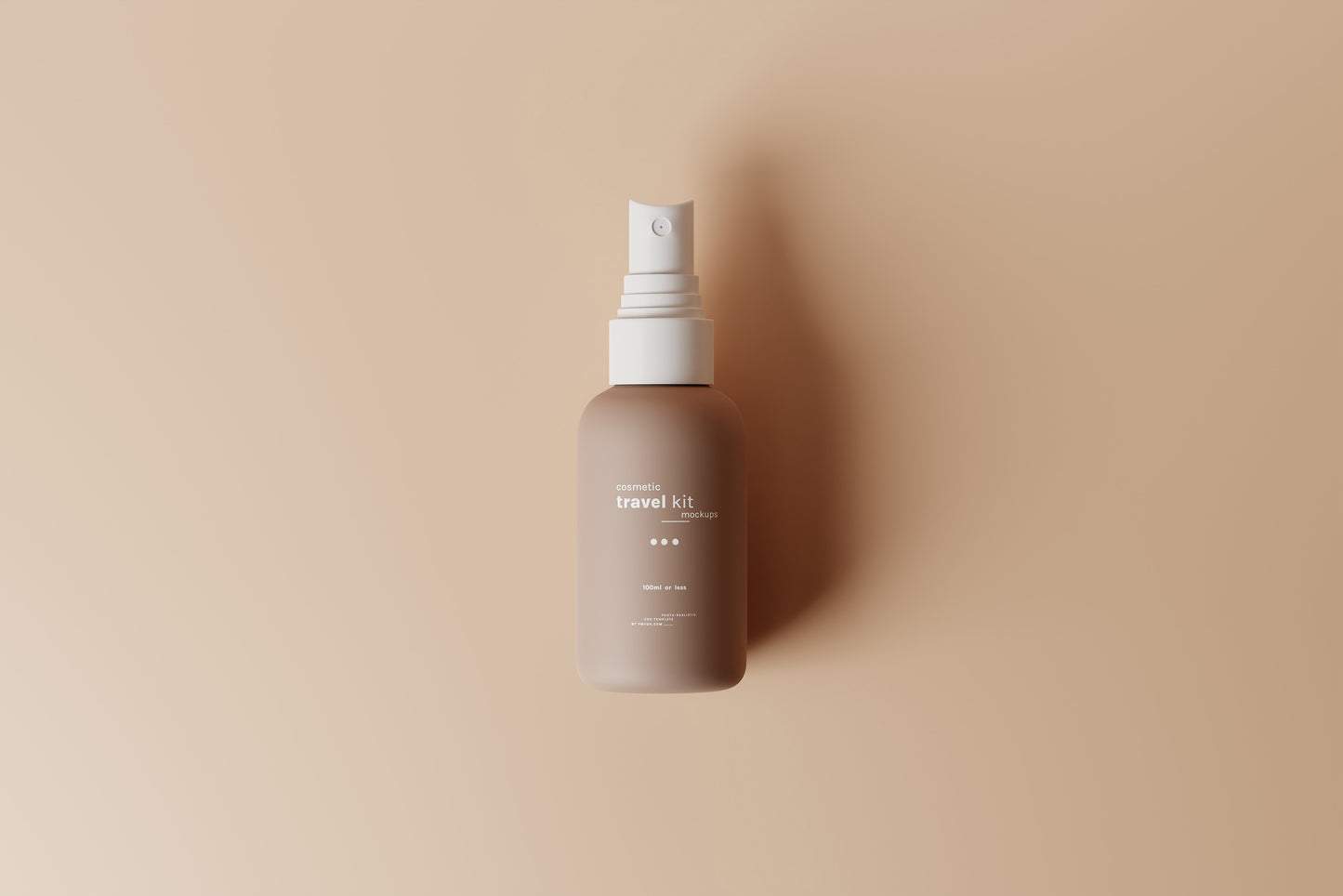 Travel-Size Small Spray Bottle Mockups