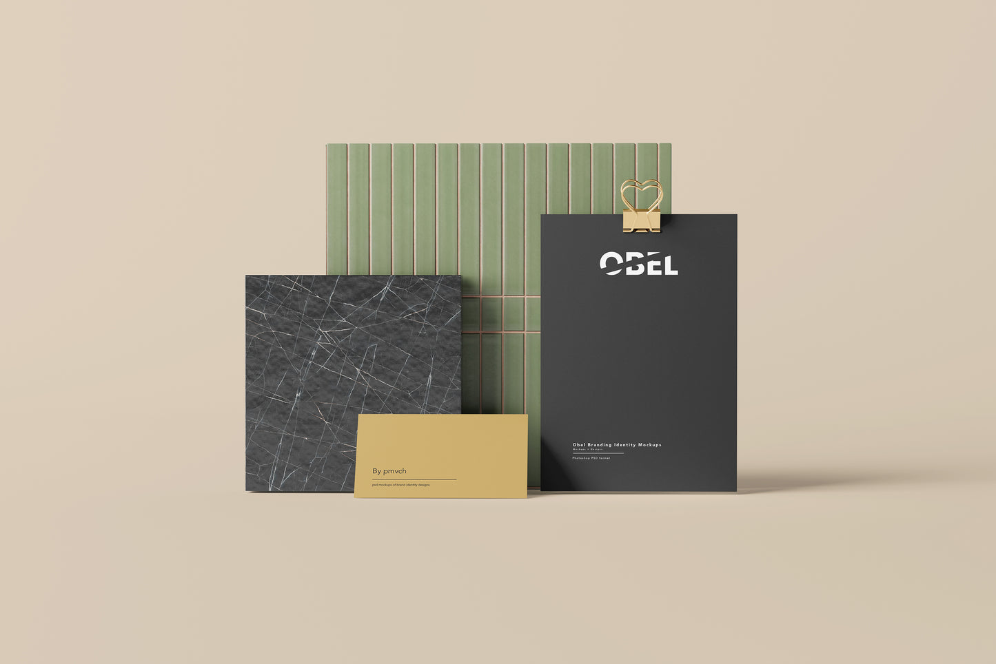 Obel - An Elegant branding identity mockups set