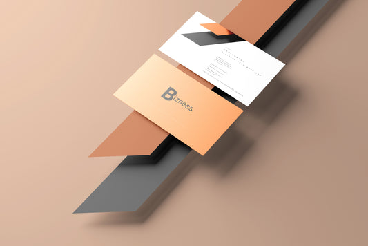 Horizontal Business Cards Mockup