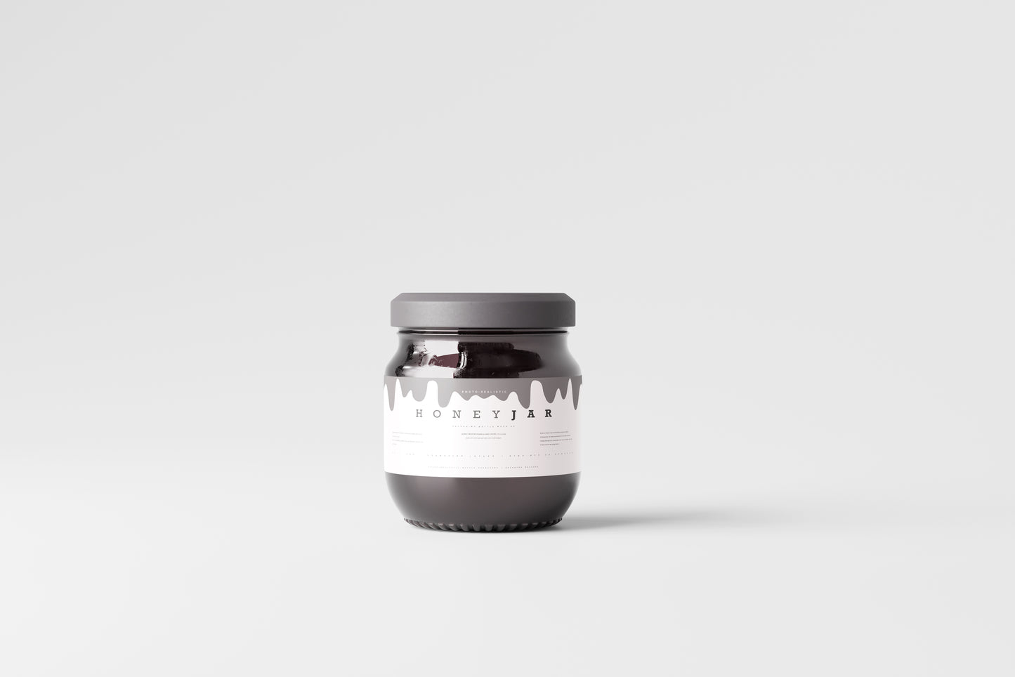 Food Jar Packaging Mockup