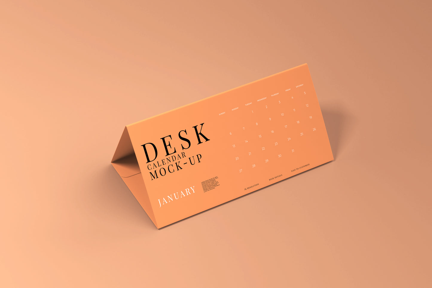 Desk Calendar Mockups