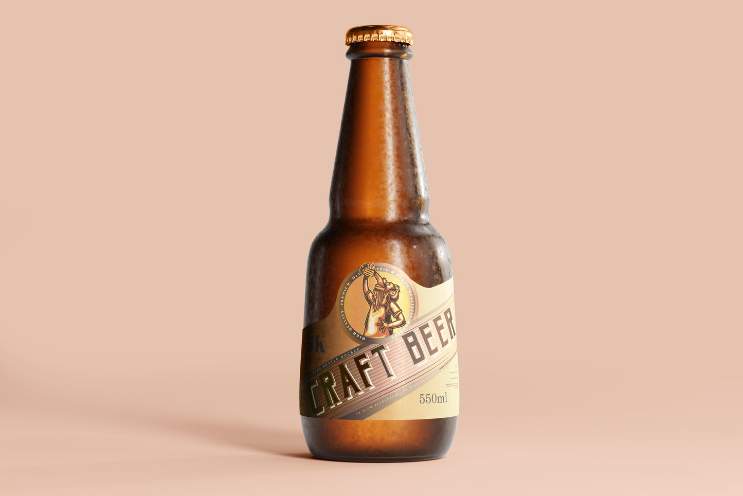 Cold Beer Bottle Mockups