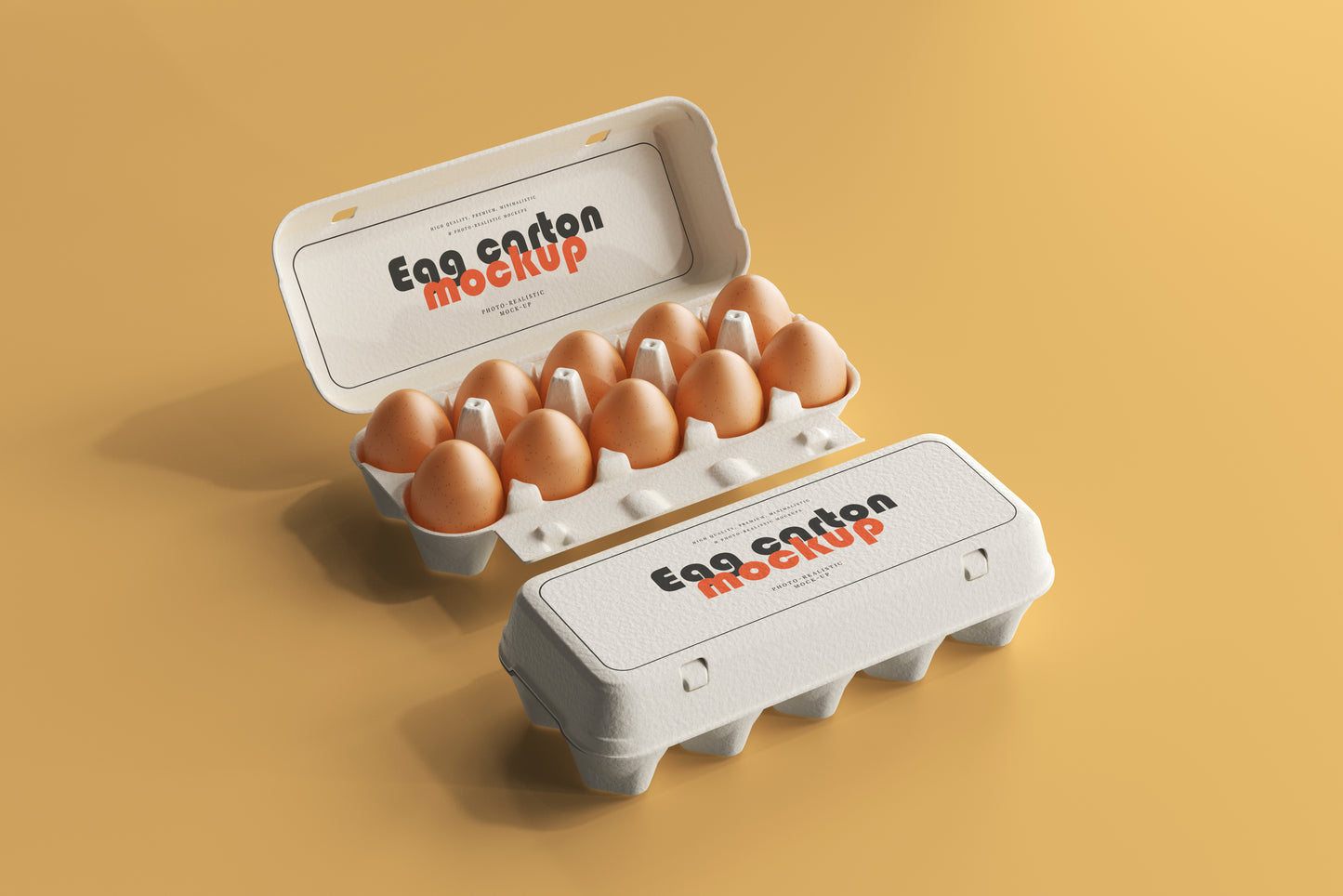 Egg Carton Mockup