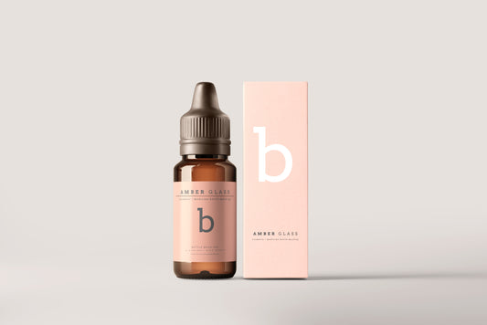 Amber Glass Dropper Bottle Mockups