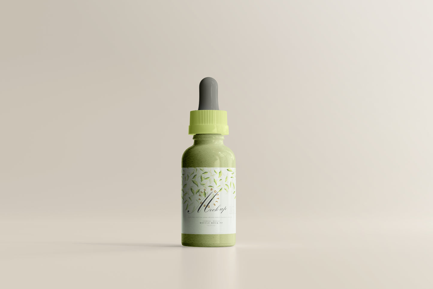 Plastic Dropper Bottle Mockup