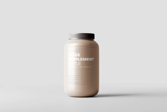 Supplement Jar Mockup