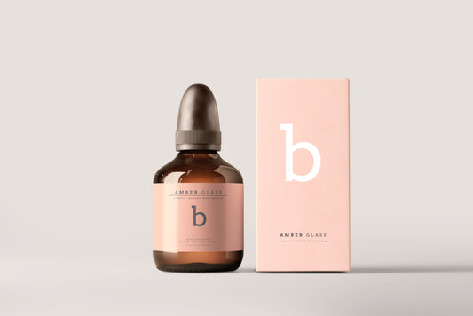 Amber Glass Bottle Mockups