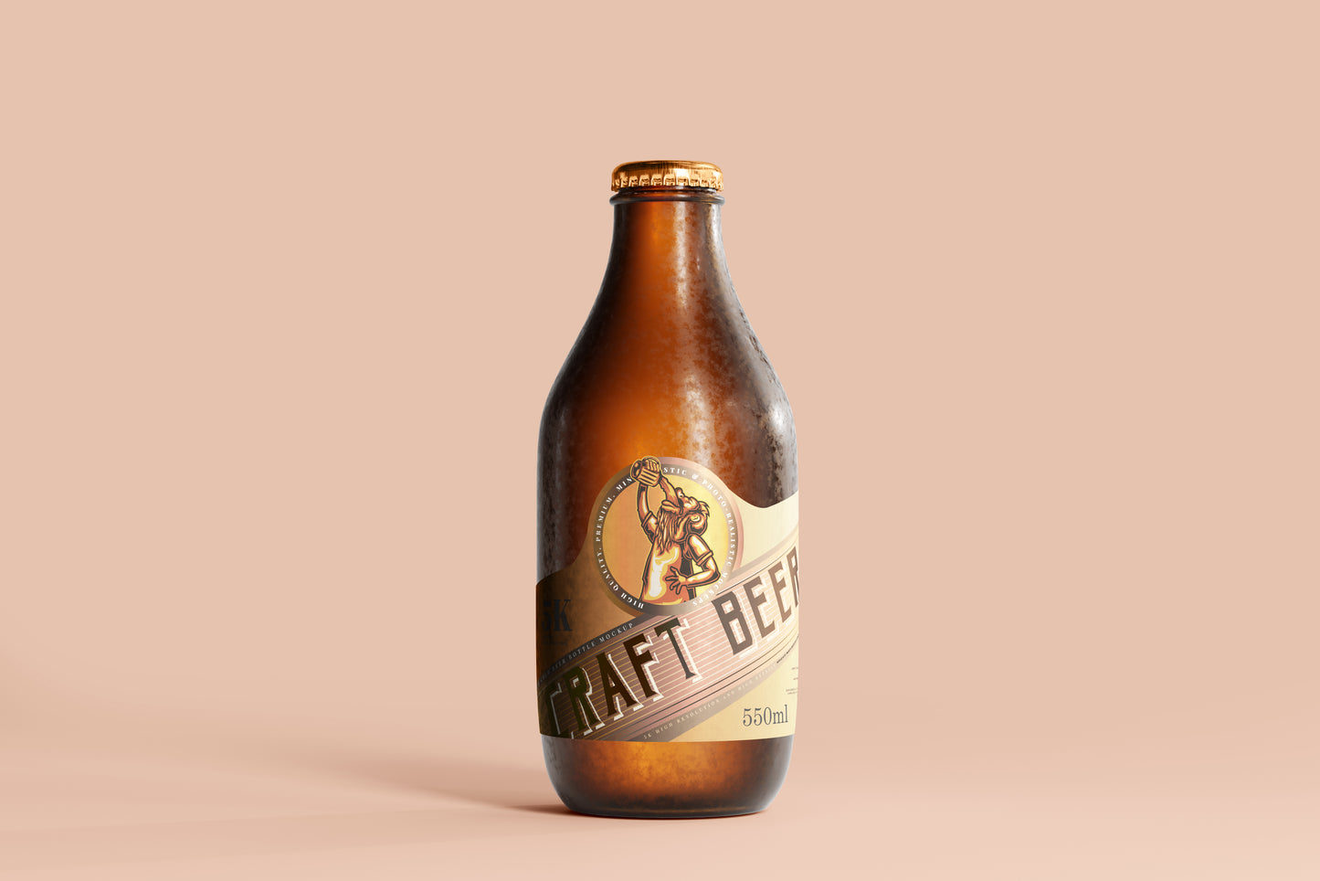 Cold Beer Bottle Mockups