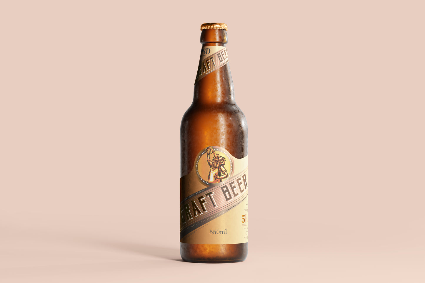 Cold Beer Bottle Mockups