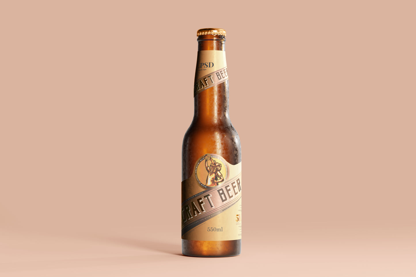 Cold Beer Bottle Mockups
