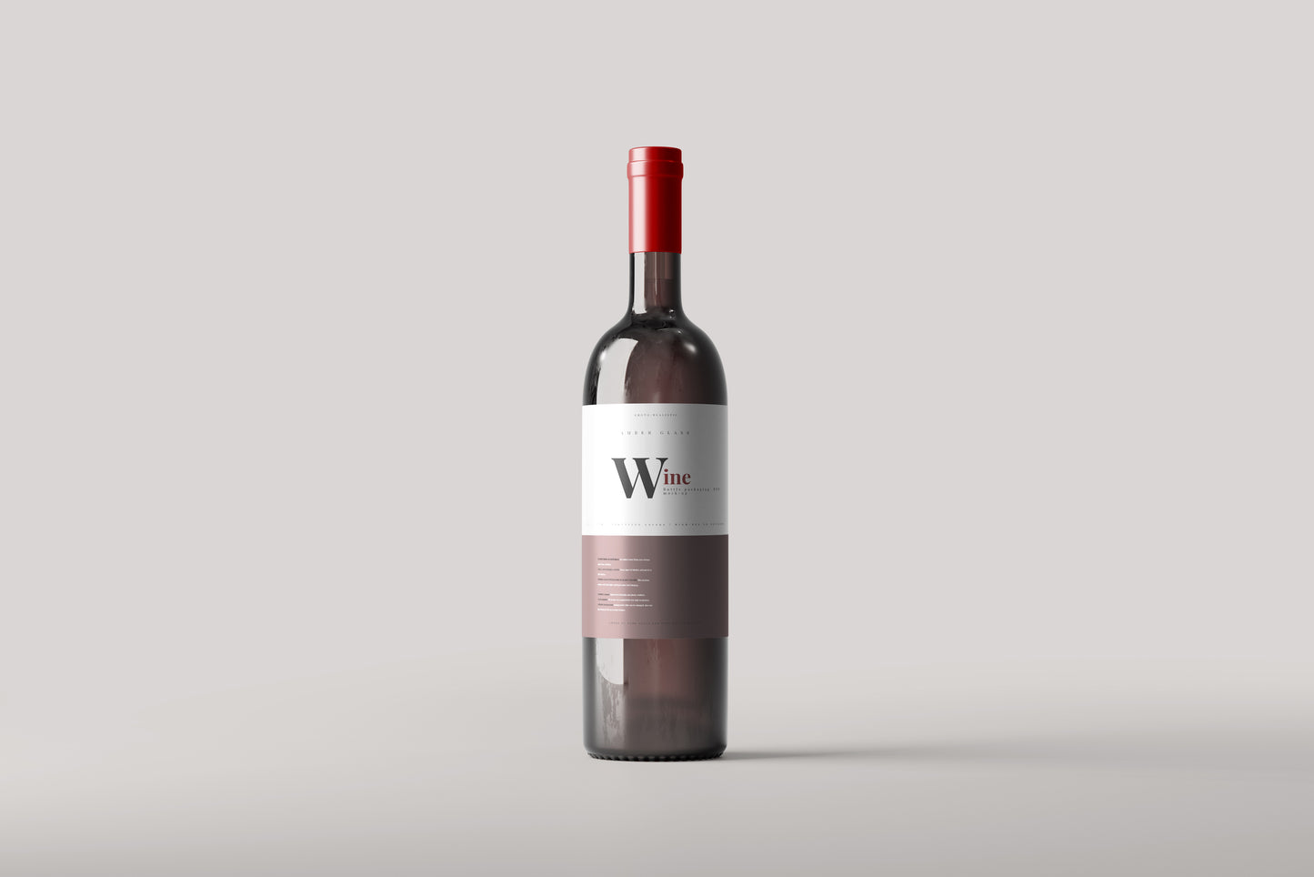 Wine Bottle Mockup