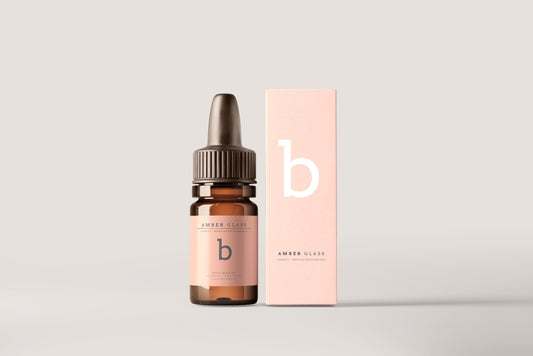 Amber Glass Dropper Bottle Mockups