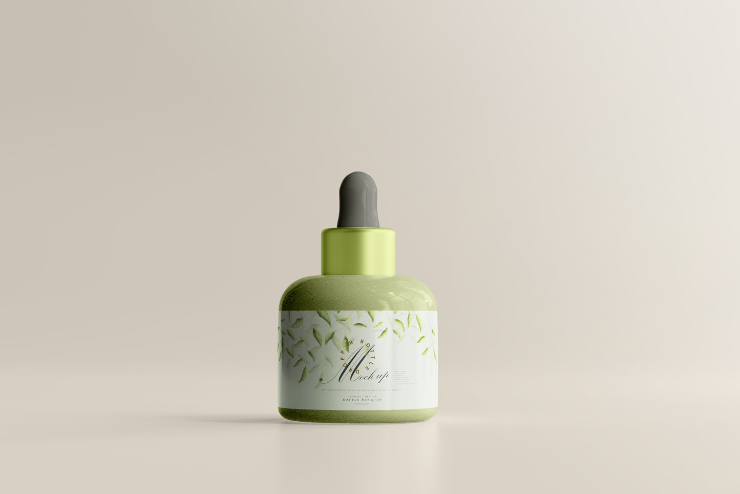 Plastic Dropper Bottle Mockup