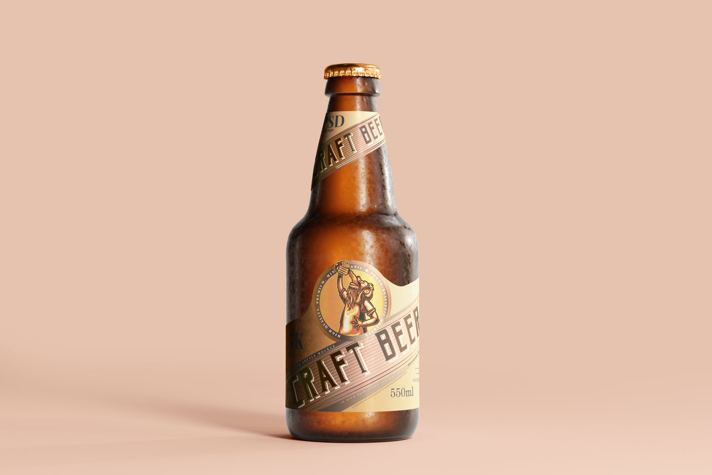 Cold Beer Bottle Mockups
