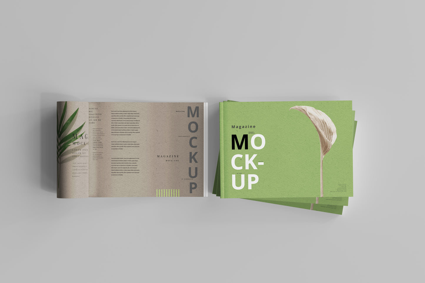 Landscape Magazine Mockups