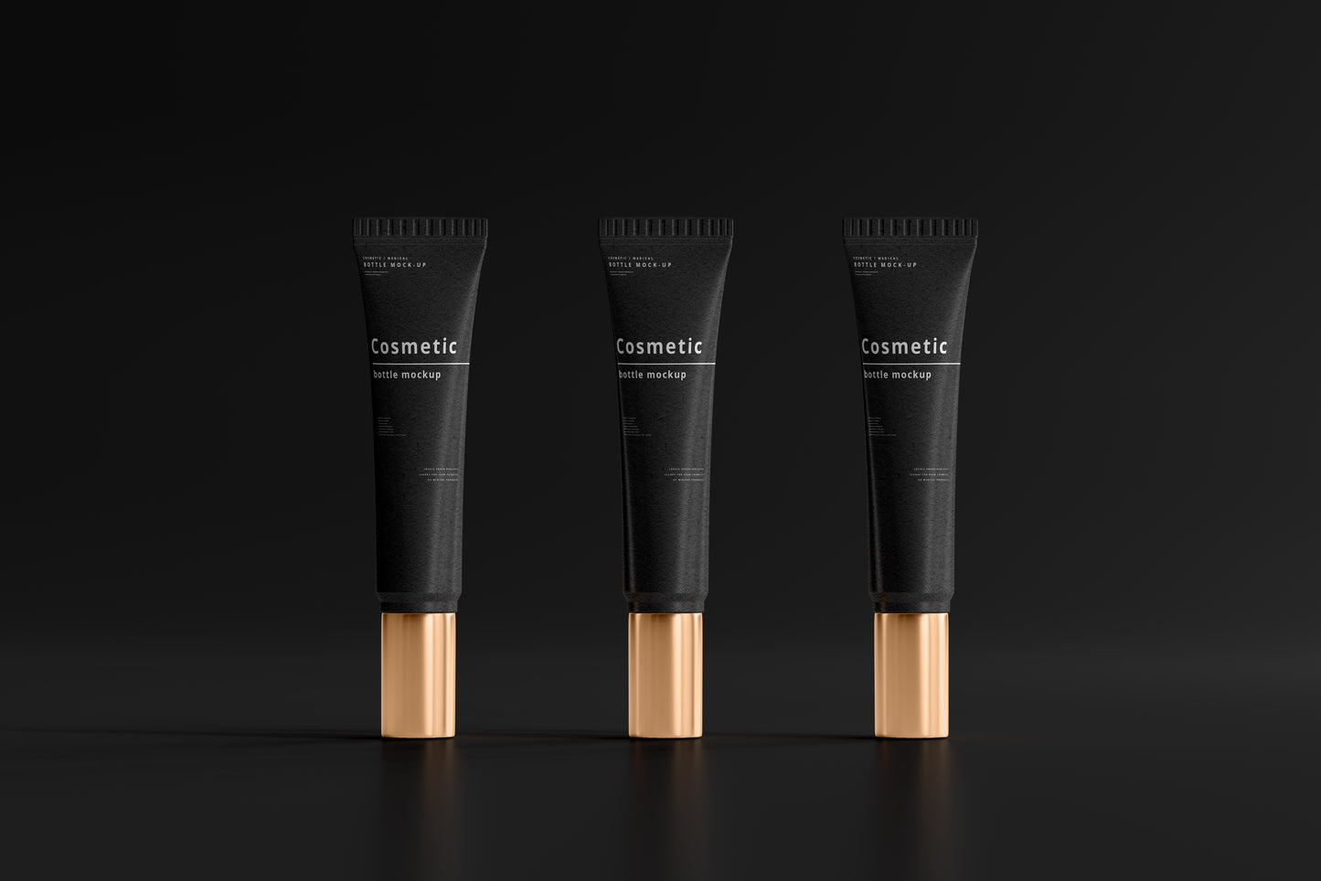 Dark Cosmetic Branding Mockup Bundle