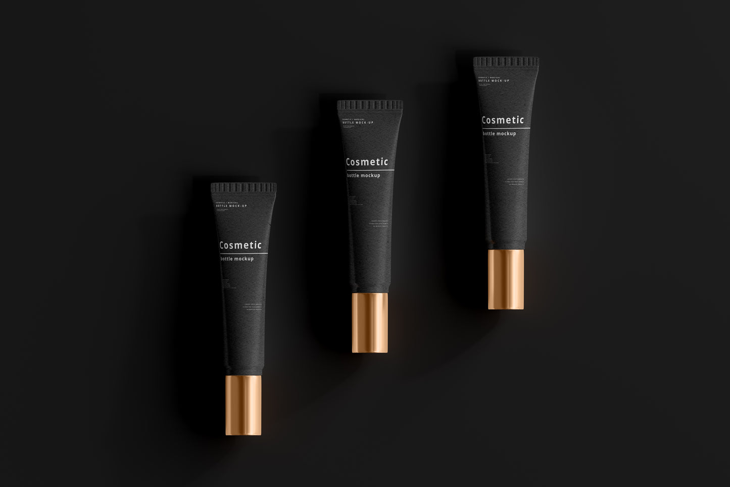 Dark Cosmetic Branding Mockup Bundle