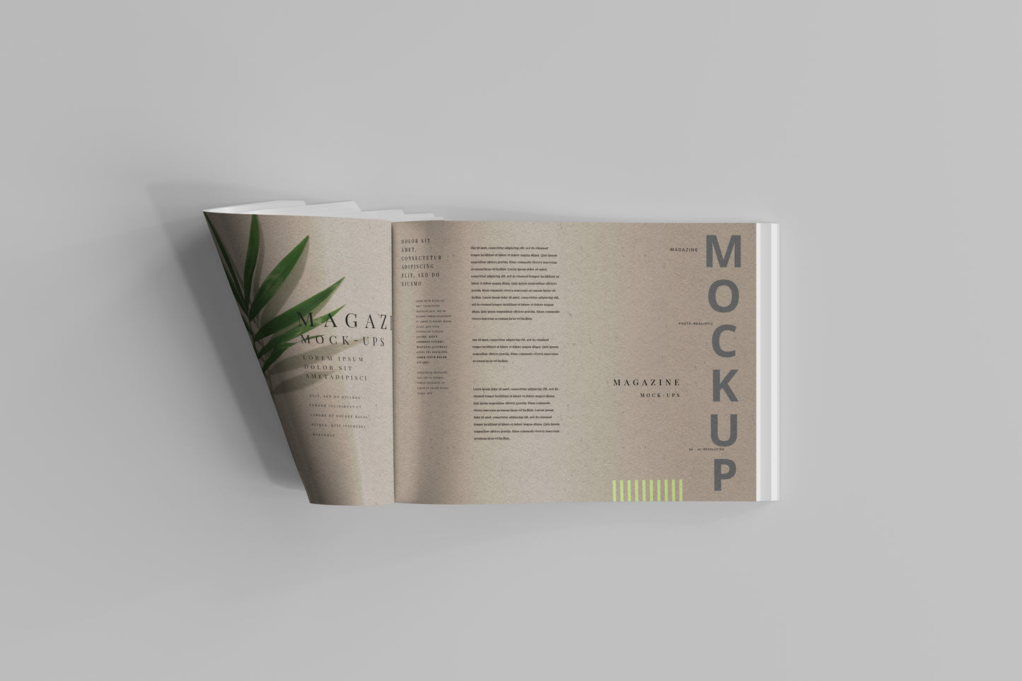 Landscape Magazine Mockups