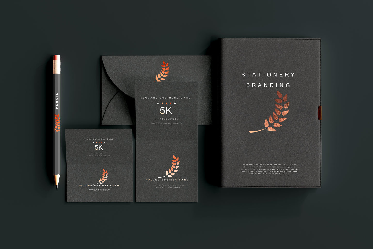 Stationery Branding Mockup Scenes