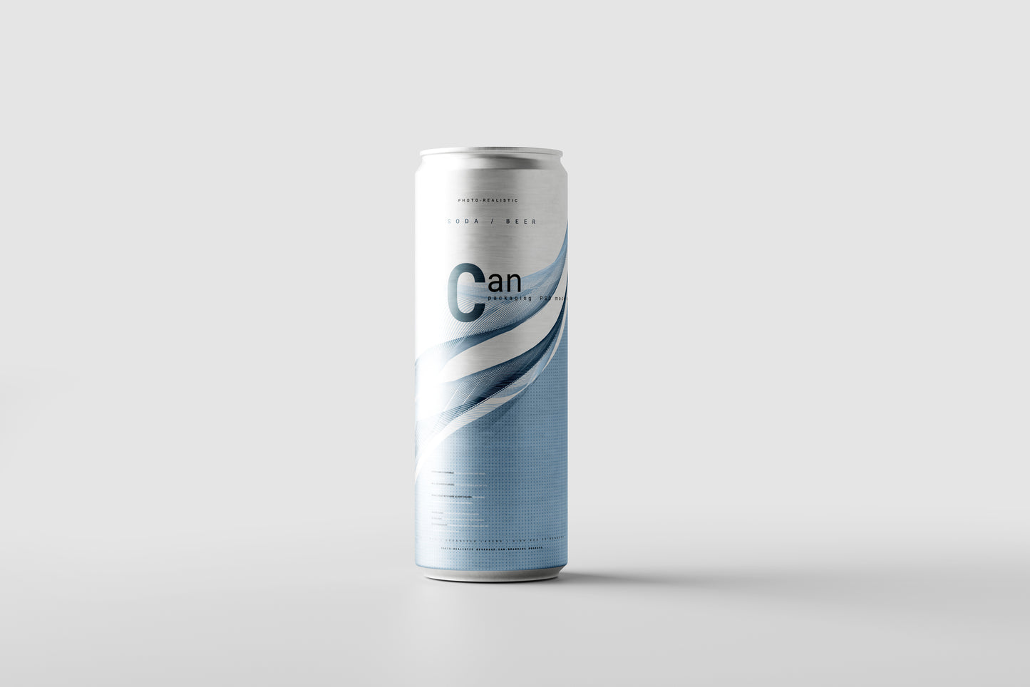 Aluminum Can Mockup