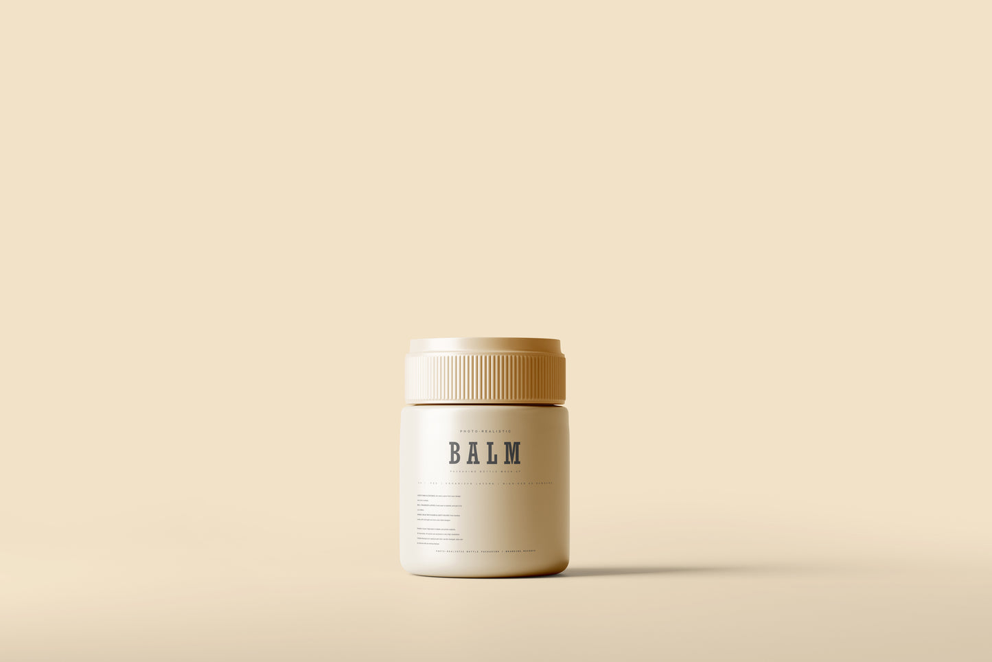 Ointment Balm Bottle Mockup