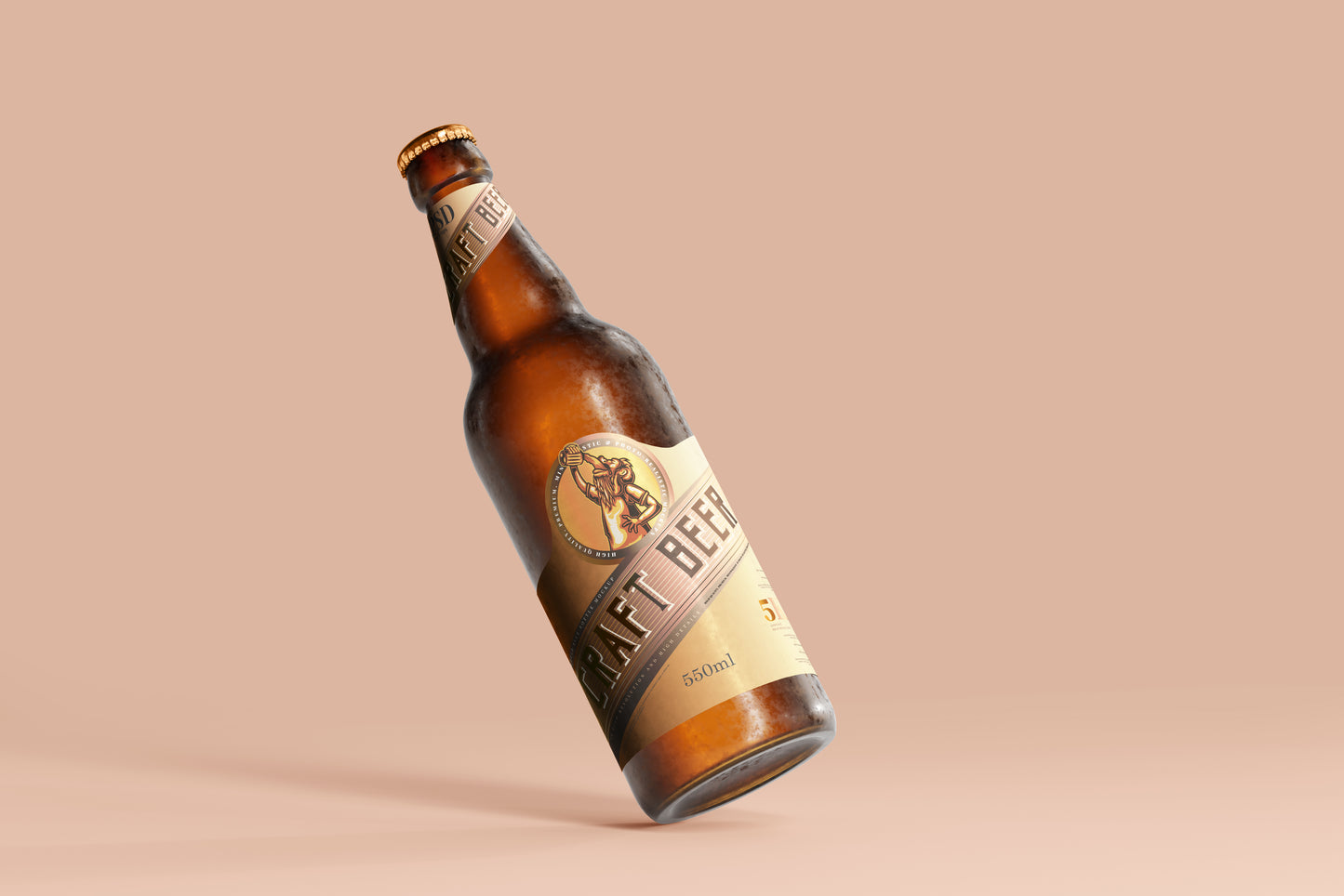 Cold Beer Bottle Mockups