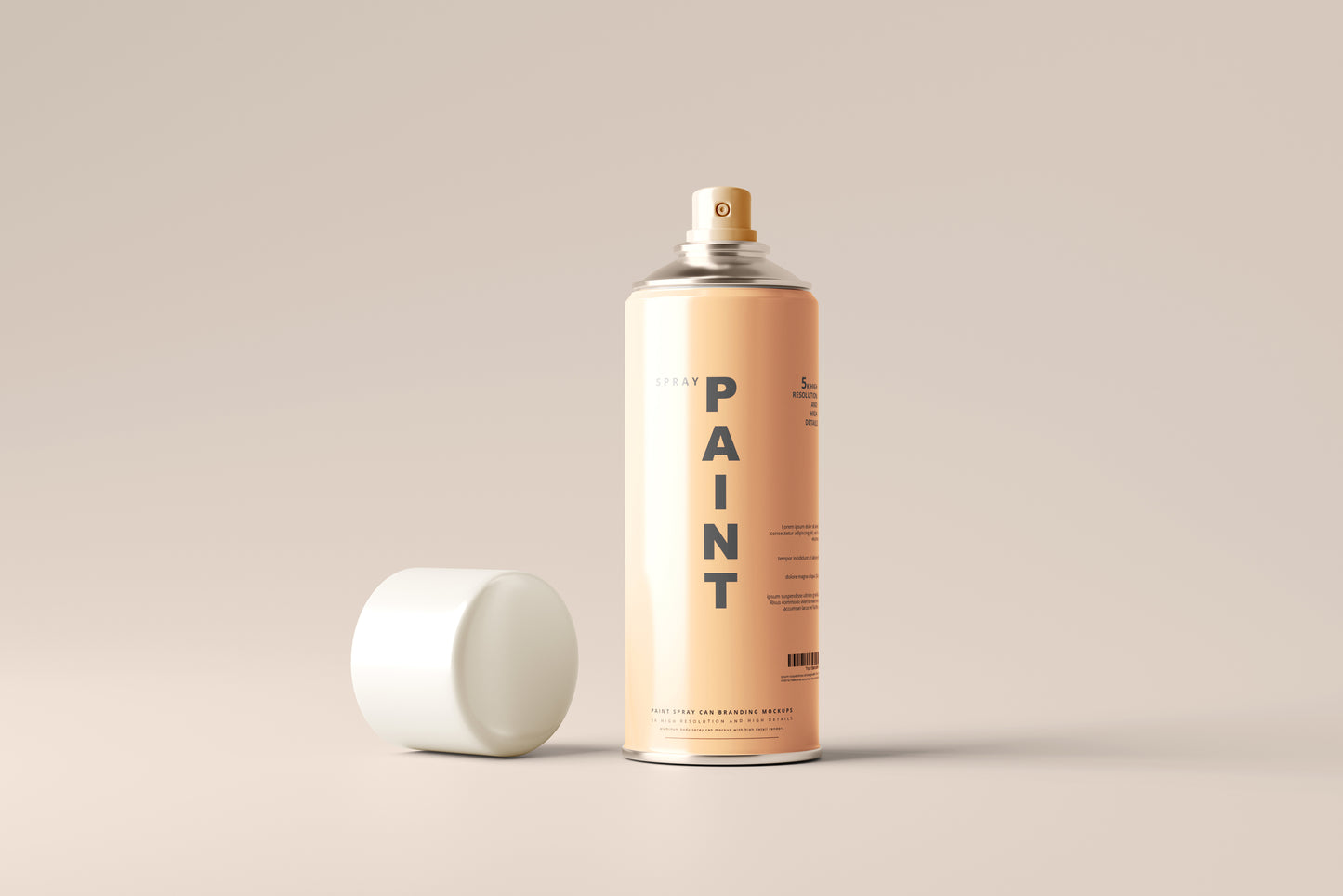 Spray Paint Can Mockups