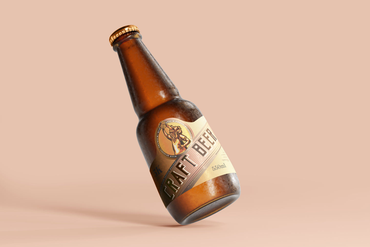 Cold Beer Bottle Mockups