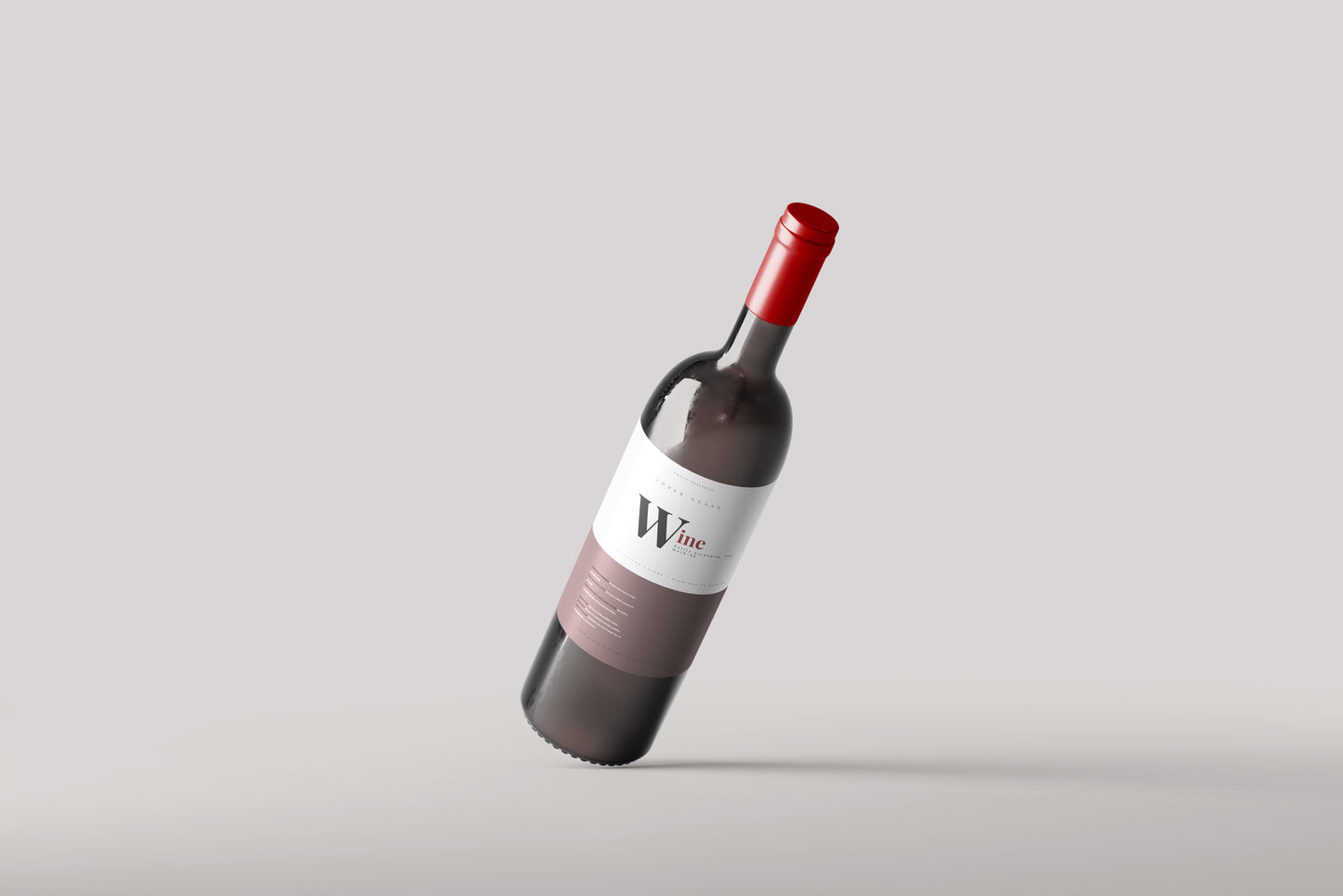 Wine Bottle Mockup