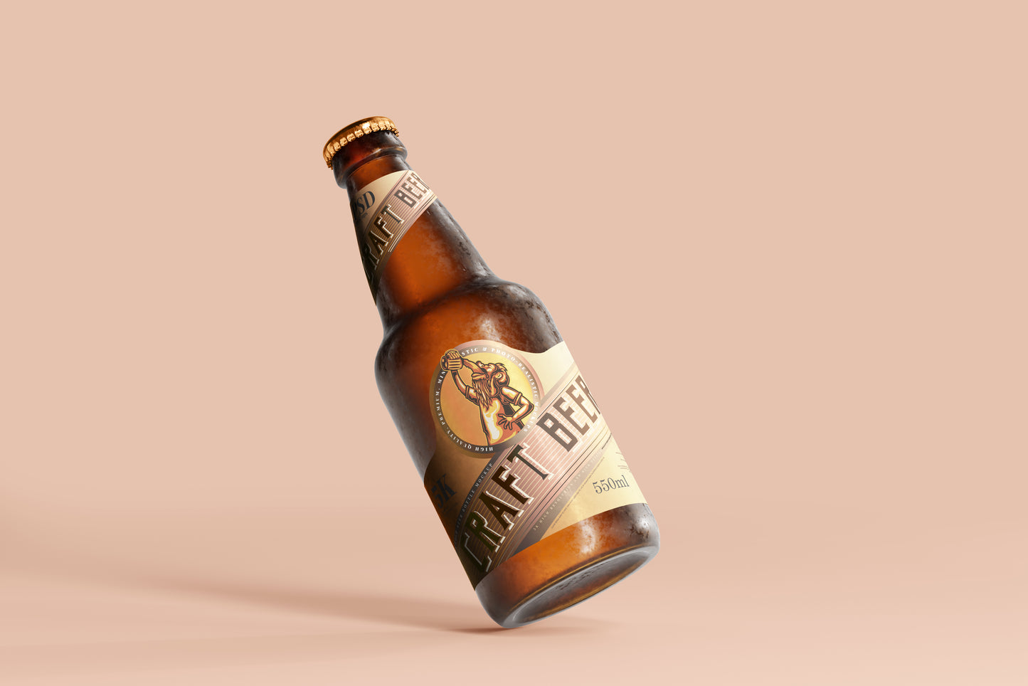 Cold Beer Bottle Mockups