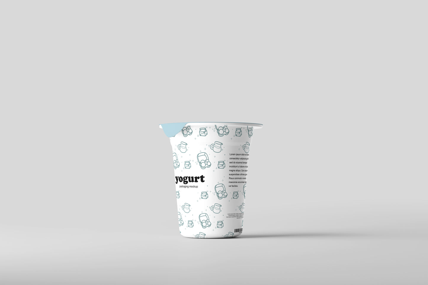 Yogurt or Ice Cream Cup Mockup