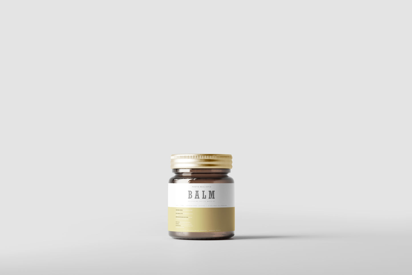 Ointment Balm Bottle Mockup