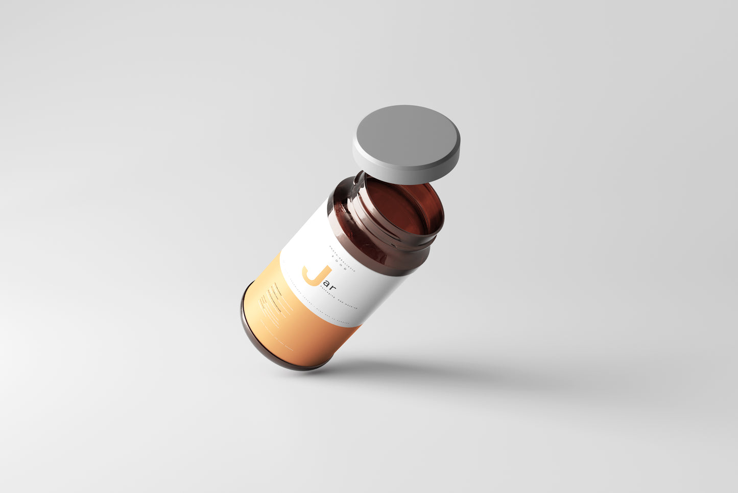 Amber Jar Mockup