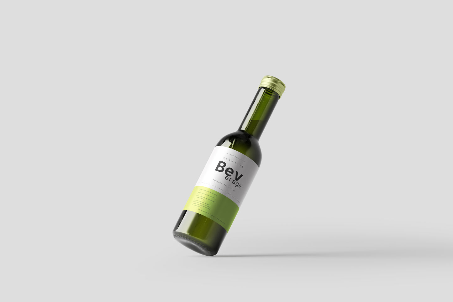 Quarter Mini Bottle Mock-Up