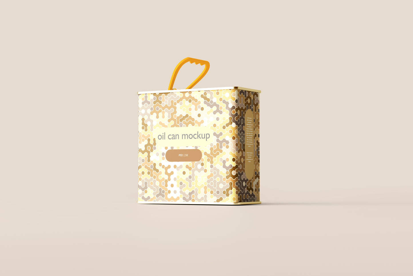 Aluminum Oil Can Mockups