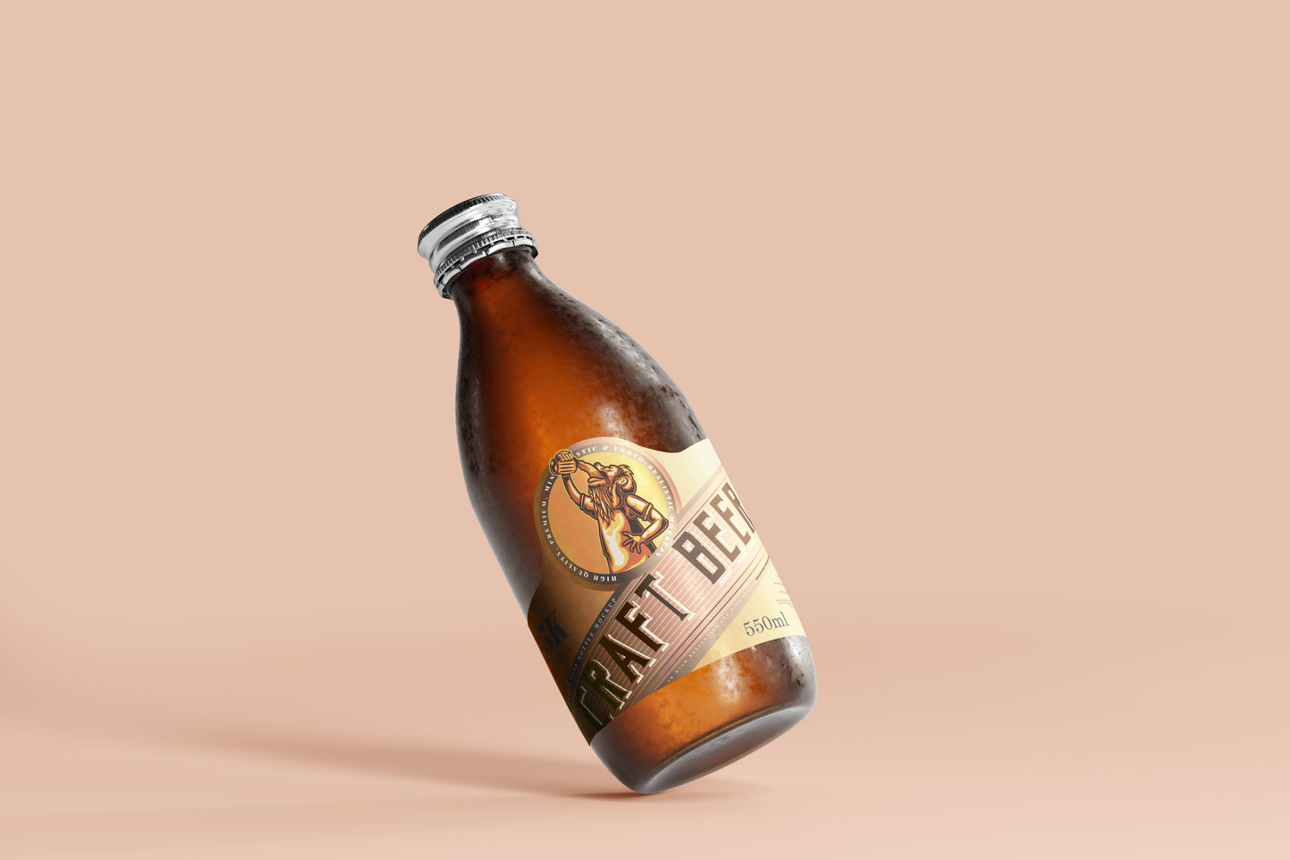 Cold Beer Bottle Mockups