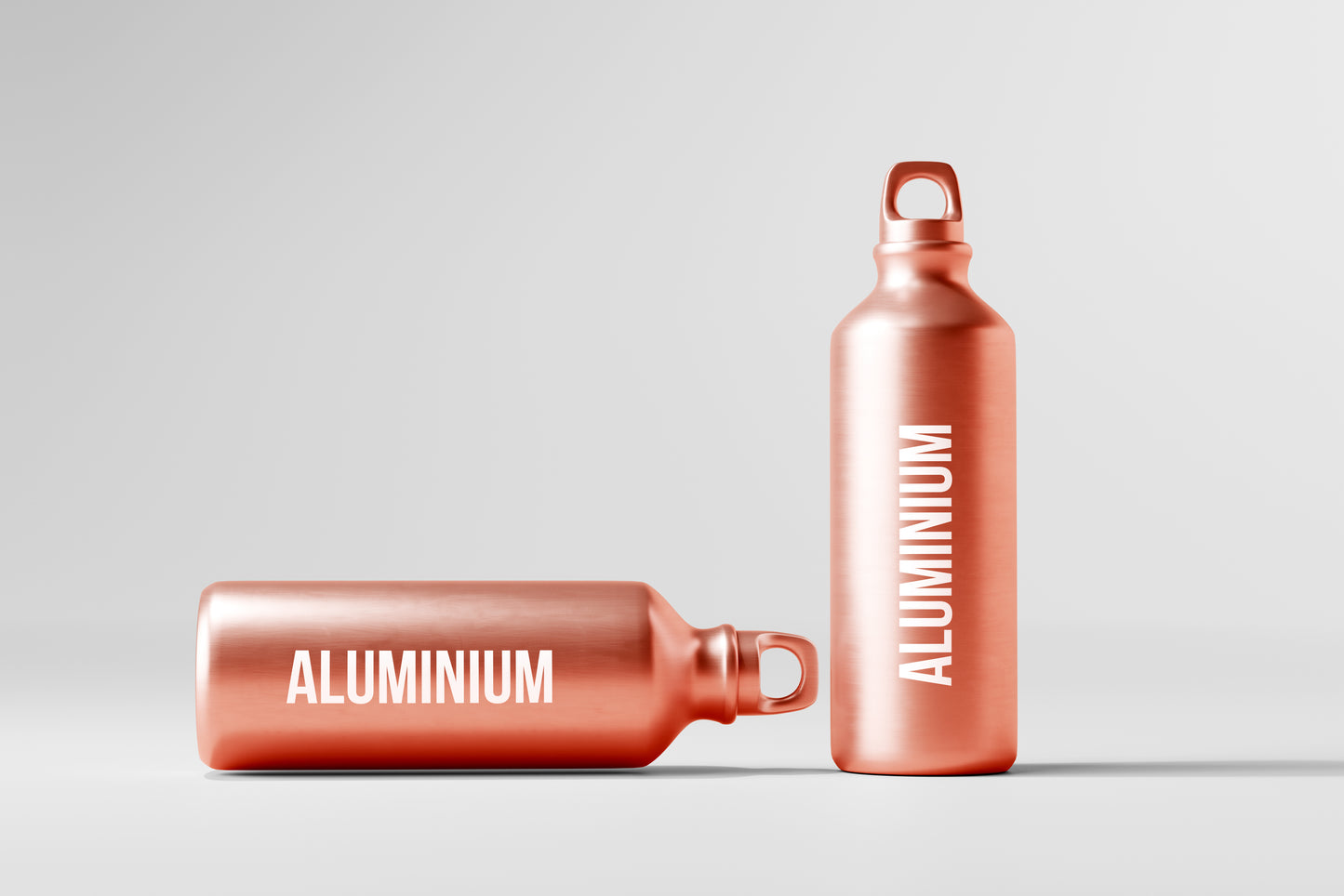 Aluminum Water Bottle Mockups