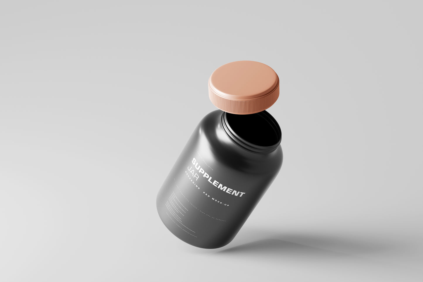 Supplement Jar Mockup