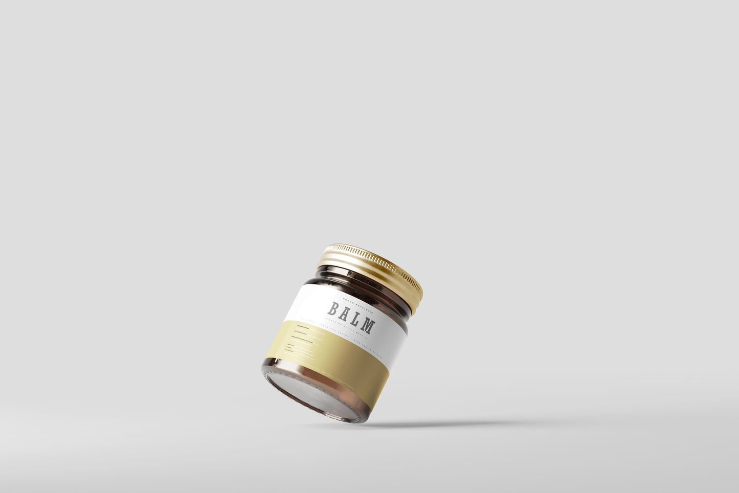 Ointment Balm Bottle Mockup