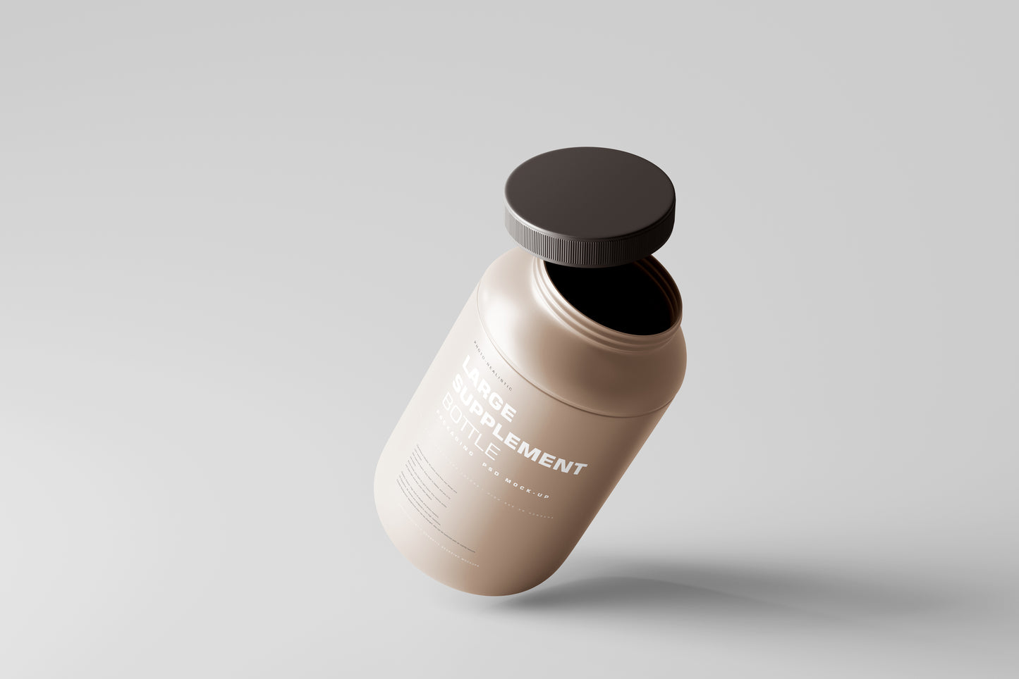 Supplement Jar Mockup