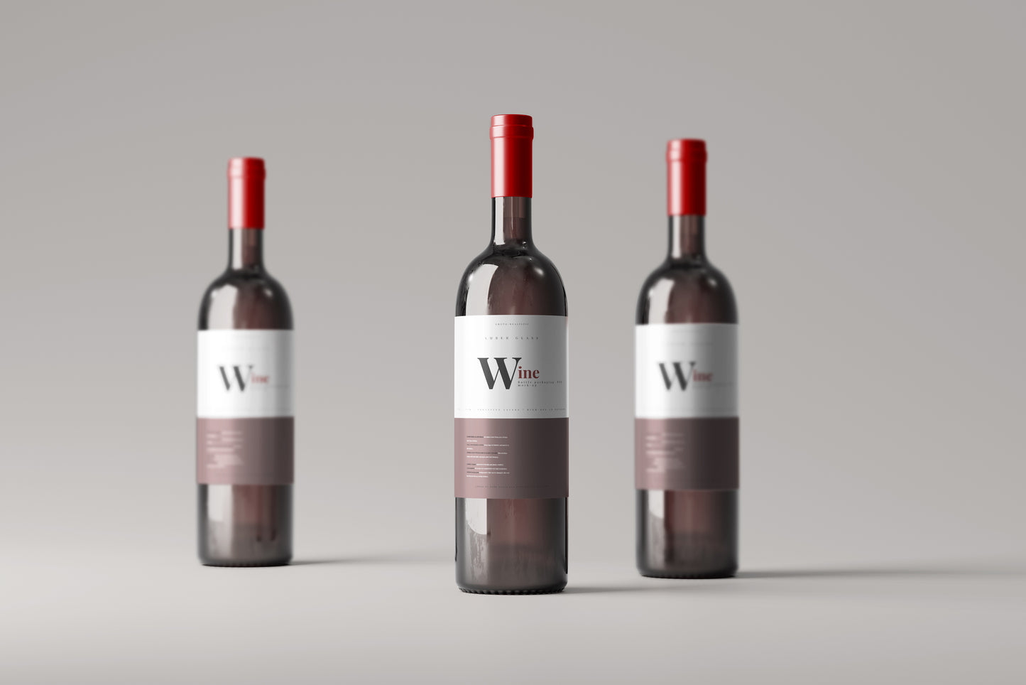 Wine Bottle Mockup