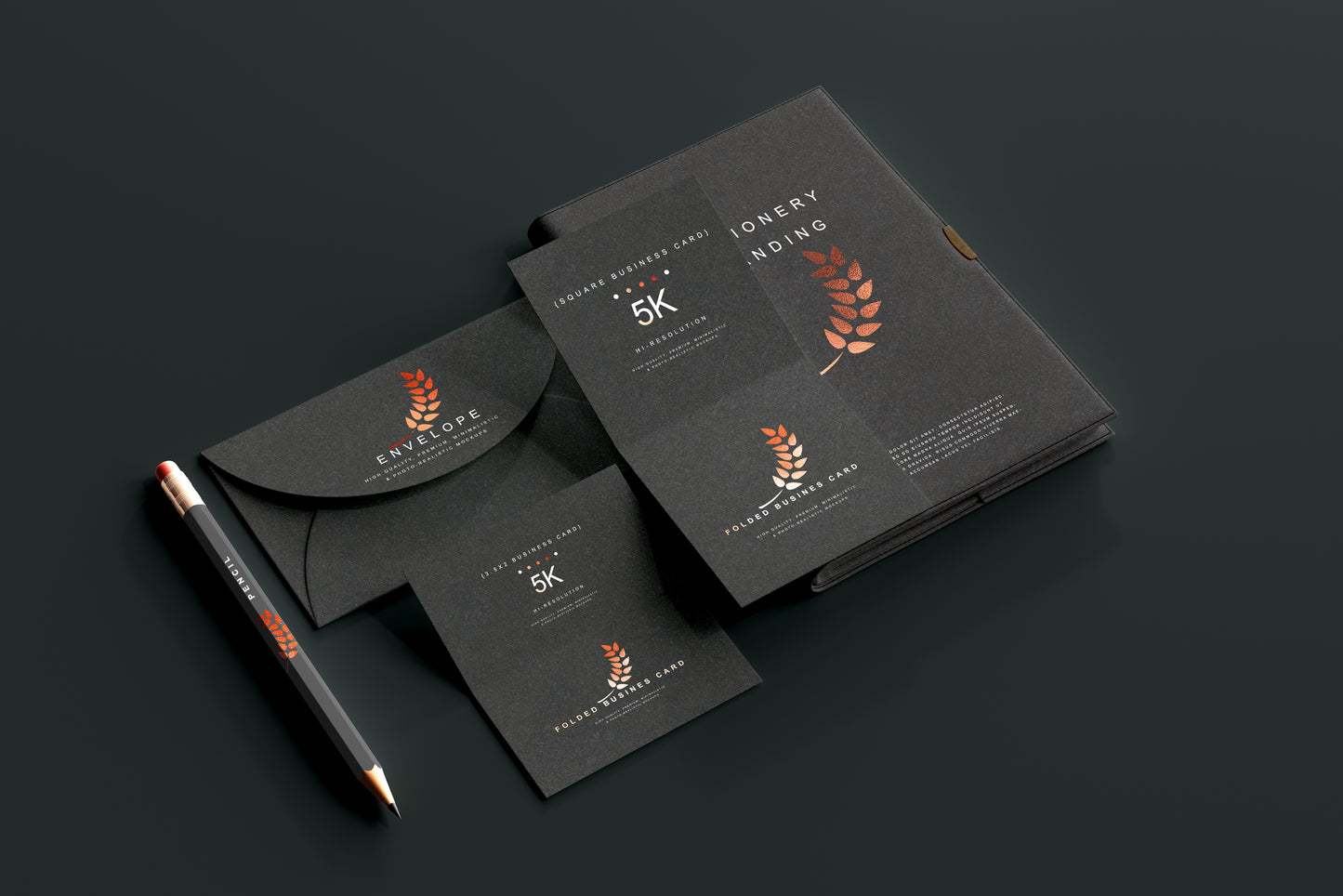 Stationery Branding Mockup Scenes