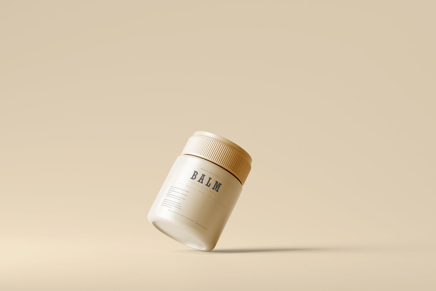 Ointment Balm Bottle Mockup