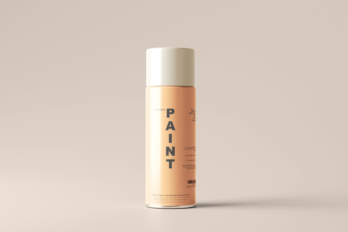 Spray Paint Can Mockups