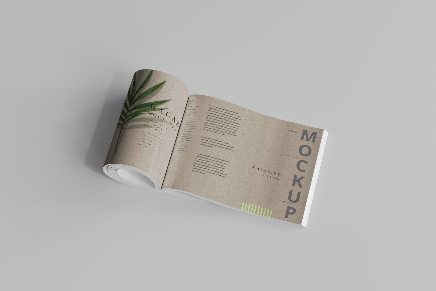 Landscape Magazine Mockups